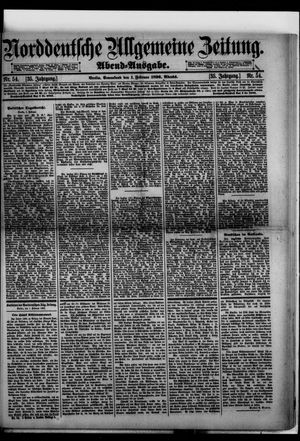 Norddeutsche allgemeine Zeitung vom 01.02.1896