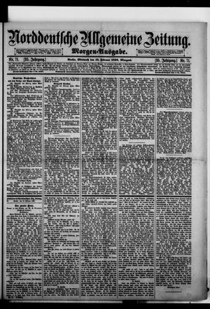 Norddeutsche allgemeine Zeitung vom 12.02.1896