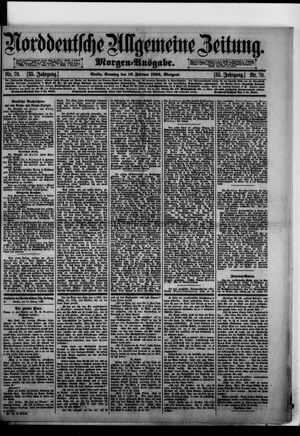 Norddeutsche allgemeine Zeitung on Feb 16, 1896