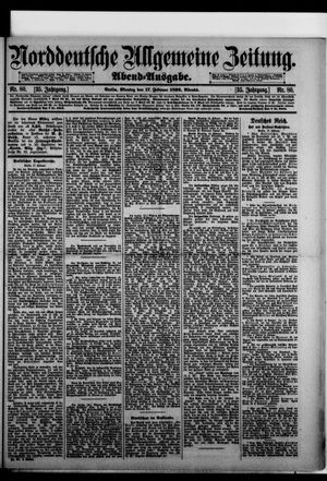 Norddeutsche allgemeine Zeitung vom 17.02.1896