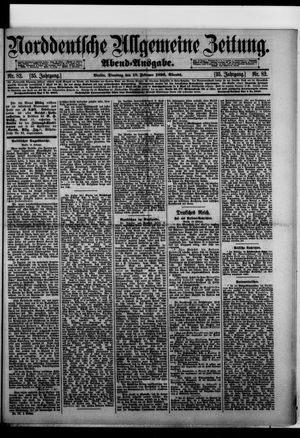 Norddeutsche allgemeine Zeitung vom 18.02.1896