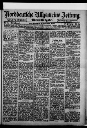 Norddeutsche allgemeine Zeitung vom 19.02.1896