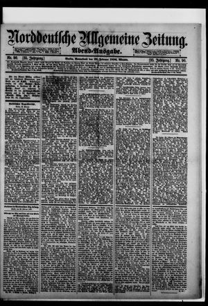 Norddeutsche allgemeine Zeitung vom 22.02.1896