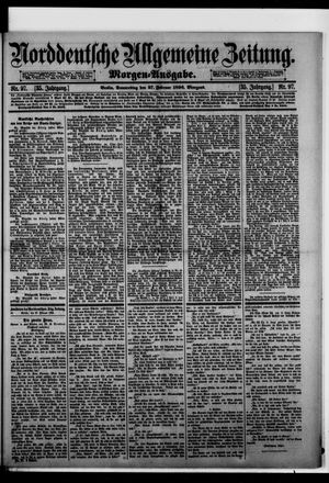 Norddeutsche allgemeine Zeitung vom 27.02.1896