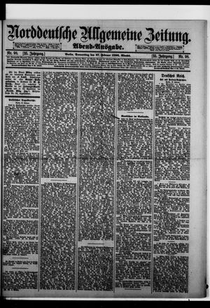 Norddeutsche allgemeine Zeitung on Feb 27, 1896