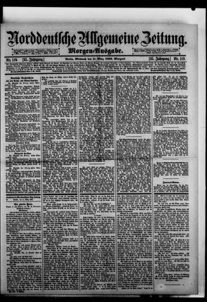 Norddeutsche allgemeine Zeitung vom 11.03.1896