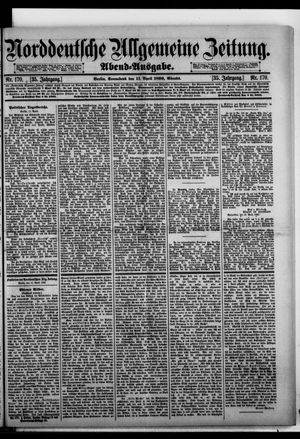 Norddeutsche allgemeine Zeitung on Apr 11, 1896