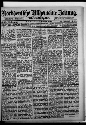 Norddeutsche allgemeine Zeitung on Apr 16, 1896