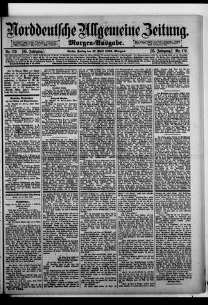 Norddeutsche allgemeine Zeitung on Apr 17, 1896