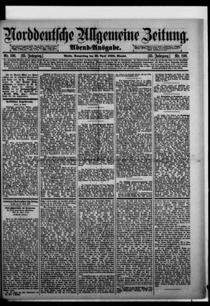 Norddeutsche allgemeine Zeitung vom 23.04.1896