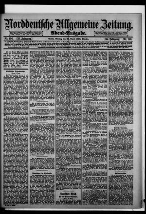 Norddeutsche allgemeine Zeitung vom 27.04.1896