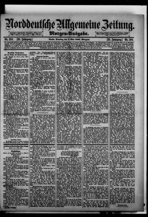 Norddeutsche allgemeine Zeitung on May 5, 1896