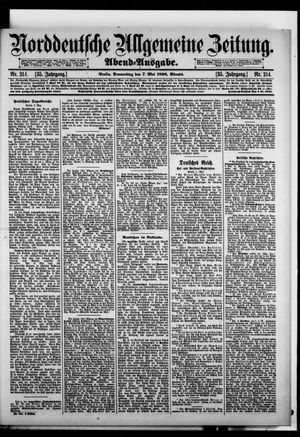 Norddeutsche allgemeine Zeitung on May 7, 1896