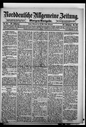 Norddeutsche allgemeine Zeitung vom 13.05.1896