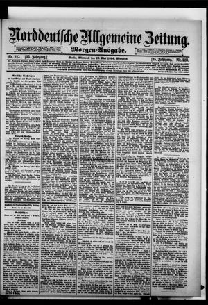 Norddeutsche allgemeine Zeitung on May 13, 1896