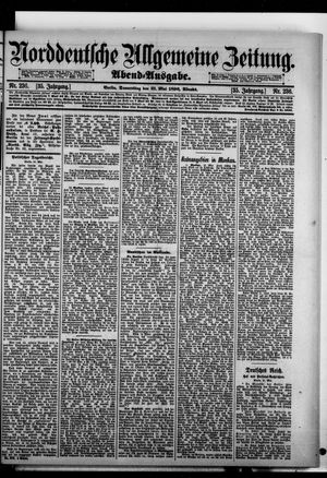 Norddeutsche allgemeine Zeitung vom 21.05.1896