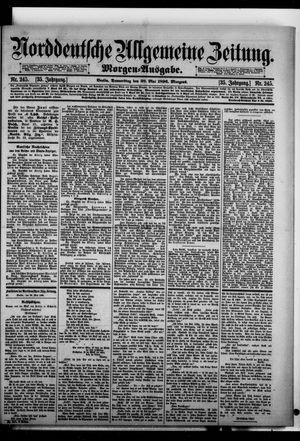 Norddeutsche allgemeine Zeitung on May 28, 1896