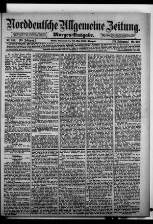 Norddeutsche allgemeine Zeitung on May 30, 1896