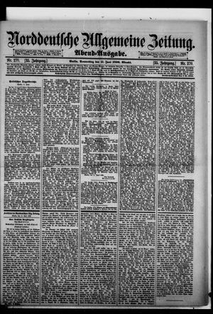 Norddeutsche allgemeine Zeitung vom 11.06.1896