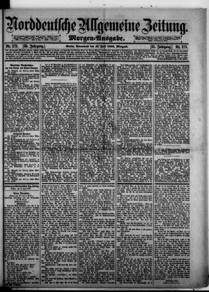 Norddeutsche allgemeine Zeitung on Jun 13, 1896