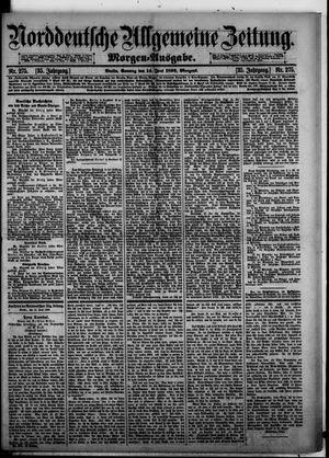 Norddeutsche allgemeine Zeitung on Jun 14, 1896