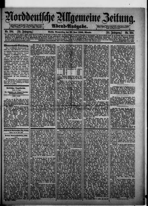Norddeutsche allgemeine Zeitung on Jun 25, 1896