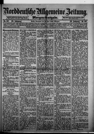 Norddeutsche allgemeine Zeitung vom 27.06.1896
