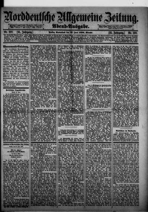 Norddeutsche allgemeine Zeitung vom 27.06.1896