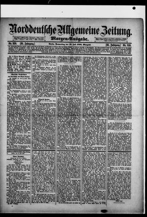 Norddeutsche allgemeine Zeitung vom 16.07.1896