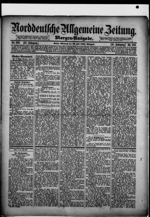 Norddeutsche allgemeine Zeitung vom 22.07.1896