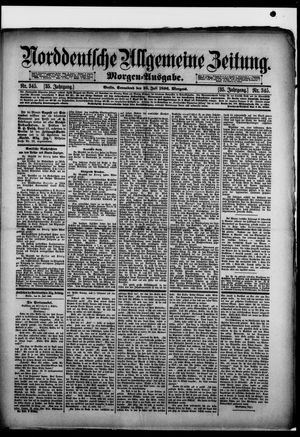 Norddeutsche allgemeine Zeitung vom 25.07.1896