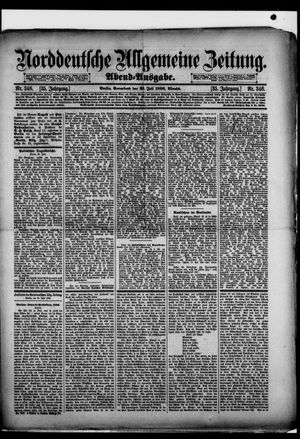 Norddeutsche allgemeine Zeitung vom 25.07.1896