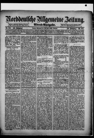 Norddeutsche allgemeine Zeitung vom 29.07.1896