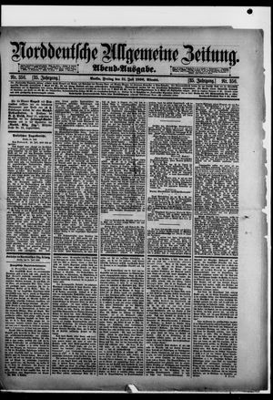 Norddeutsche allgemeine Zeitung vom 31.07.1896