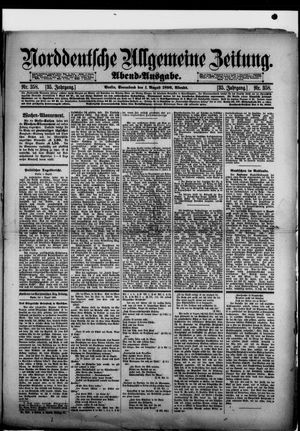 Norddeutsche allgemeine Zeitung vom 01.08.1896