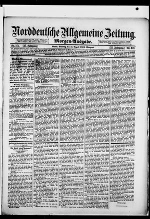 Norddeutsche allgemeine Zeitung on Aug 11, 1896