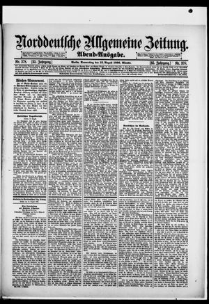 Norddeutsche allgemeine Zeitung vom 13.08.1896