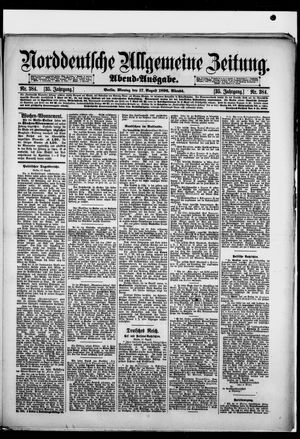 Norddeutsche allgemeine Zeitung vom 17.08.1896