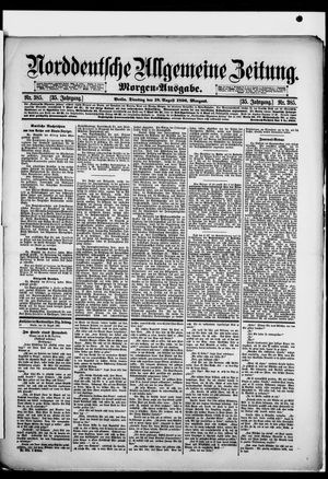 Norddeutsche allgemeine Zeitung vom 18.08.1896