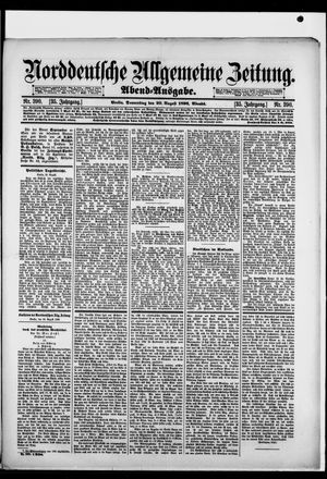 Norddeutsche allgemeine Zeitung vom 20.08.1896