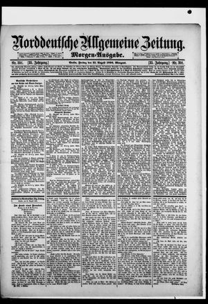 Norddeutsche allgemeine Zeitung vom 21.08.1896