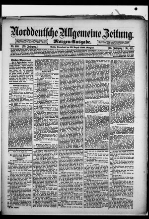 Norddeutsche allgemeine Zeitung vom 29.08.1896
