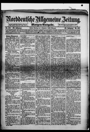 Norddeutsche allgemeine Zeitung vom 01.09.1896