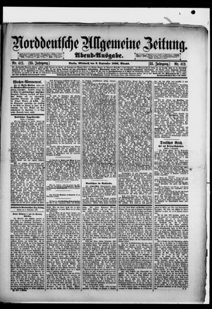Norddeutsche allgemeine Zeitung vom 02.09.1896