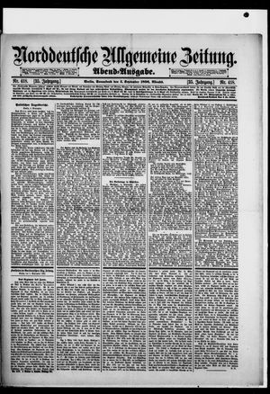 Norddeutsche allgemeine Zeitung vom 05.09.1896
