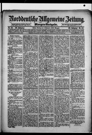 Norddeutsche allgemeine Zeitung vom 08.09.1896