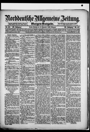 Norddeutsche allgemeine Zeitung vom 13.09.1896