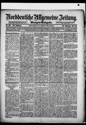 Norddeutsche allgemeine Zeitung vom 18.09.1896