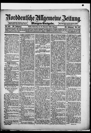 Norddeutsche allgemeine Zeitung vom 24.09.1896