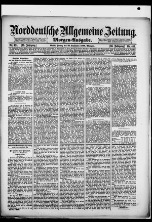 Norddeutsche allgemeine Zeitung vom 25.09.1896